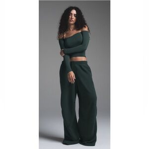 SKIMS Vintage Fleece Straight Leg Pant